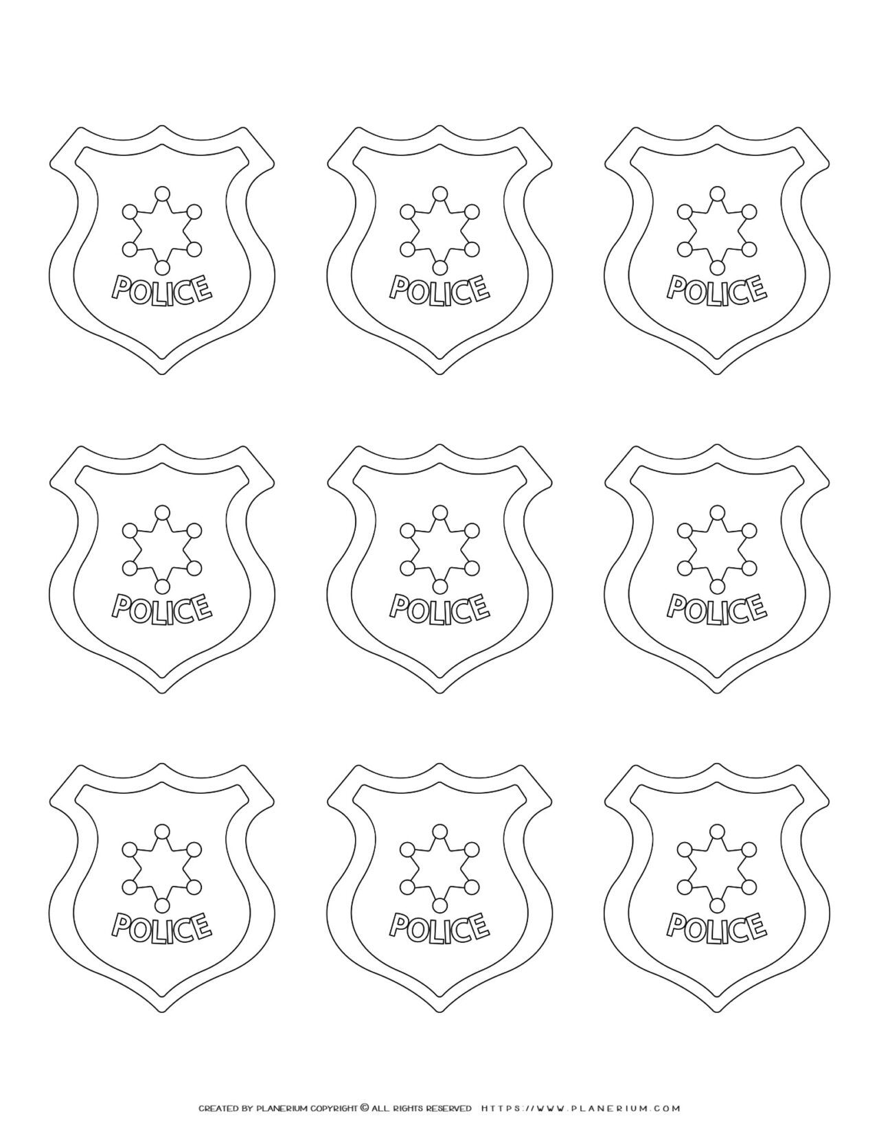 Free Printable Detective Badges