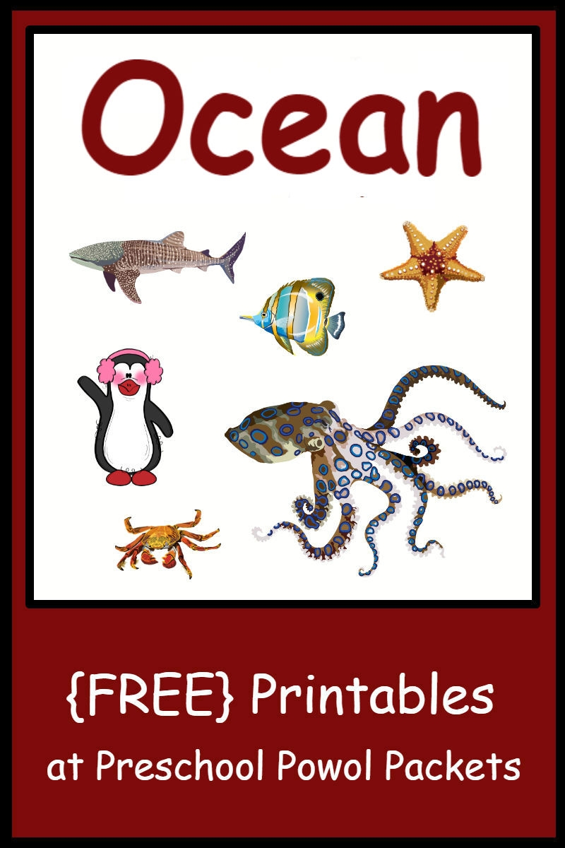 Free Ocean Printables For Preschool