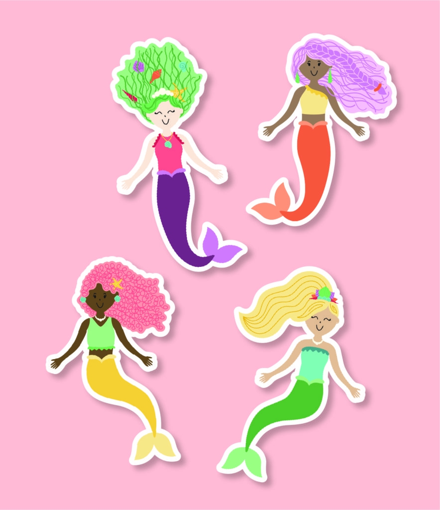 Free Print And Cut Mermaids SVG Amy Robison Blog