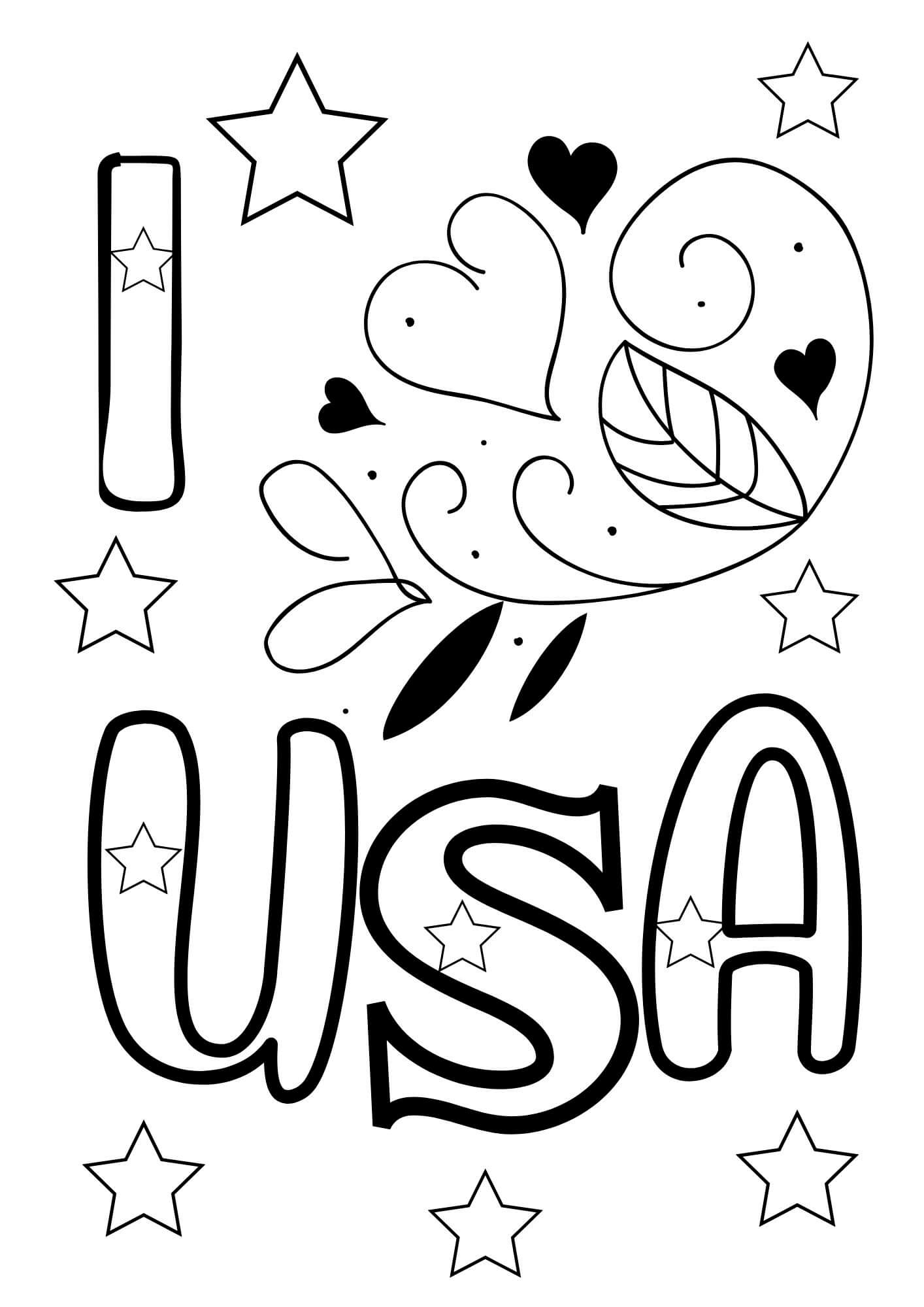 Free Patriotic Coloring Pages Printables