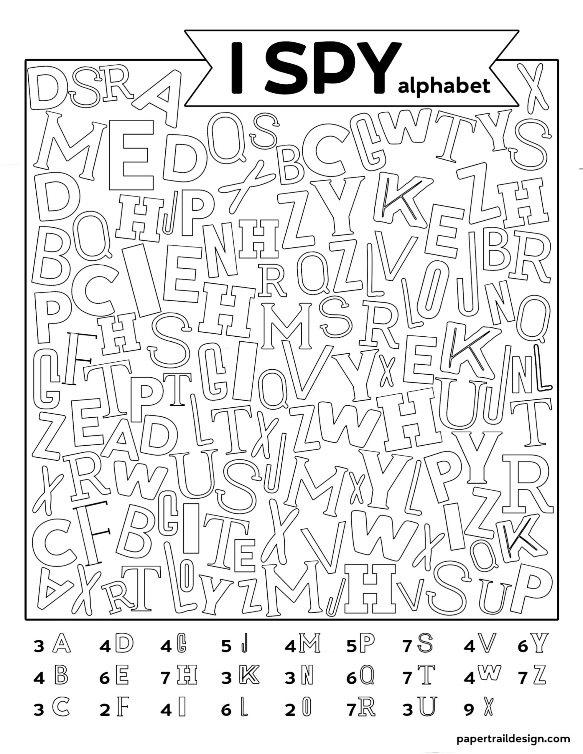 Free Printable Alphabet Games