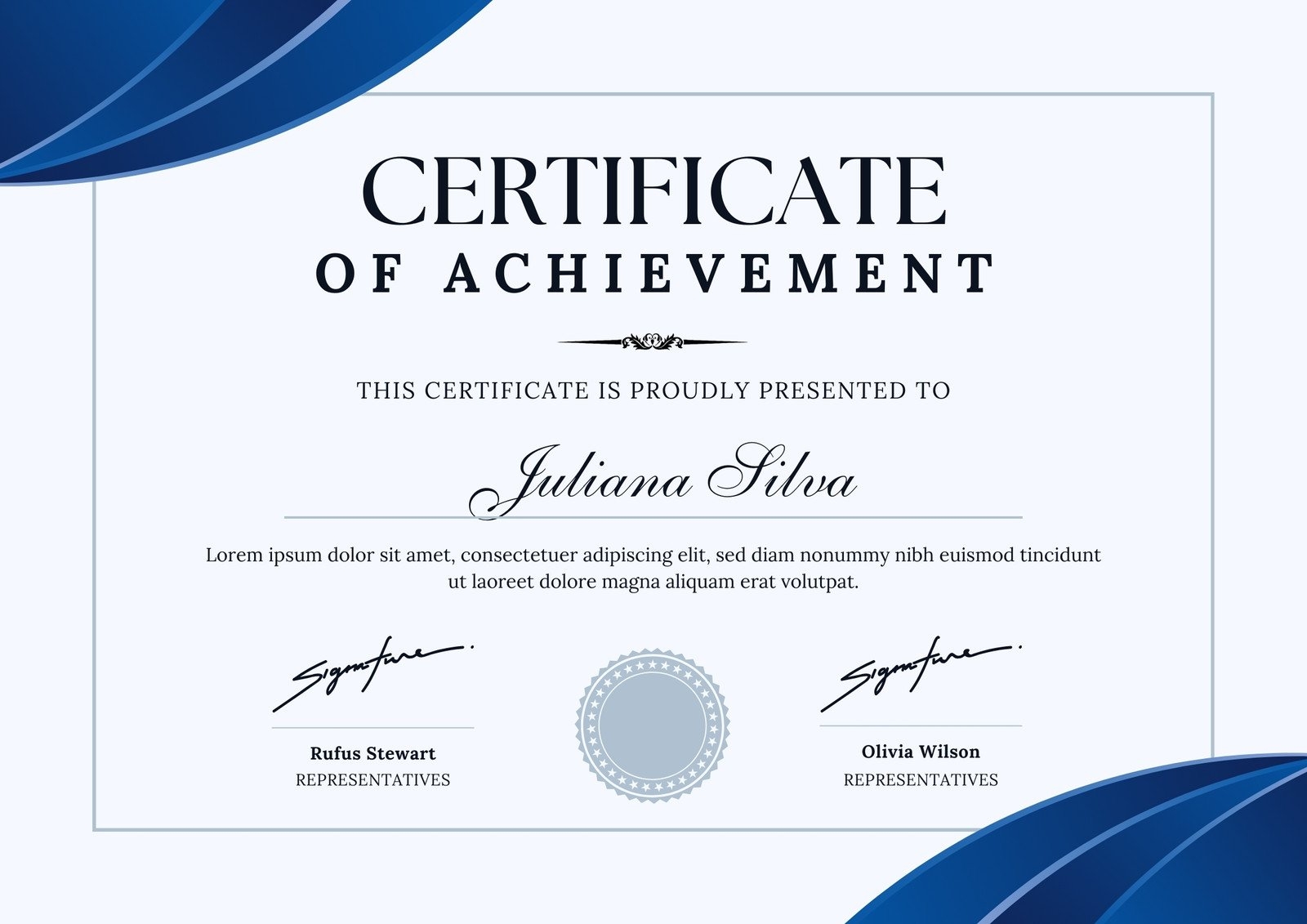 Free Printable Principal S List Certificate