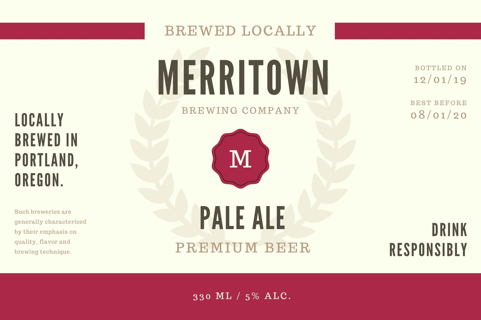 Free Printable Beer Bottle Labels