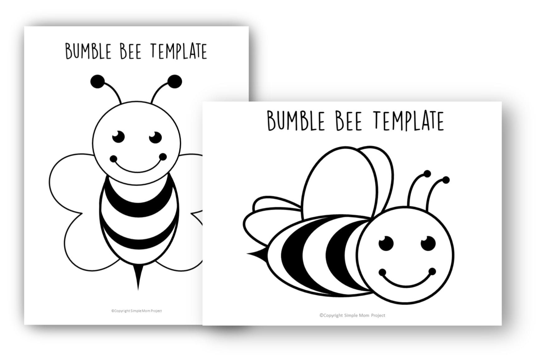 Free Printable Bee Templates