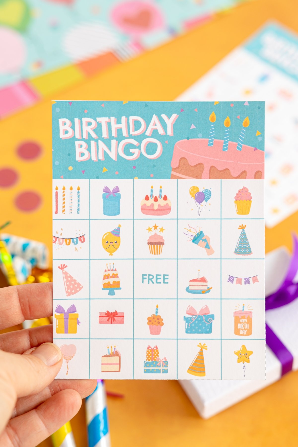 Free Printable Birthday Bingo Cards Play Party Plan