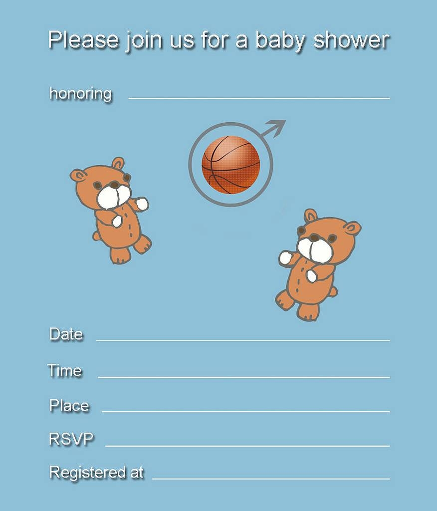 Free Printable Boy Baby Shower Invitations My Practical Baby Shower Guide