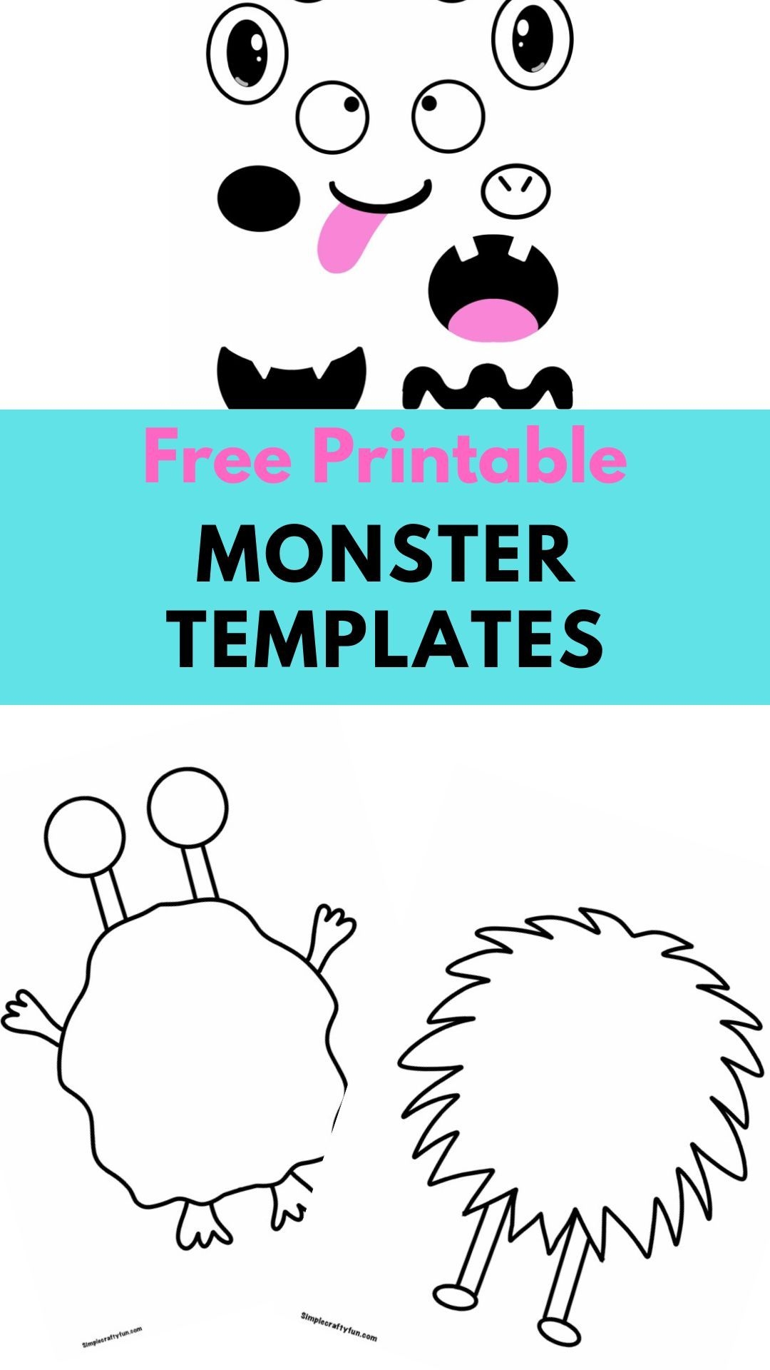 Free Printable Build A Monster Template