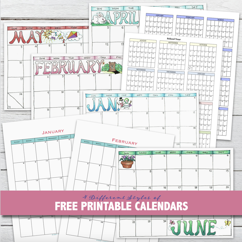 Free Printable Alendars