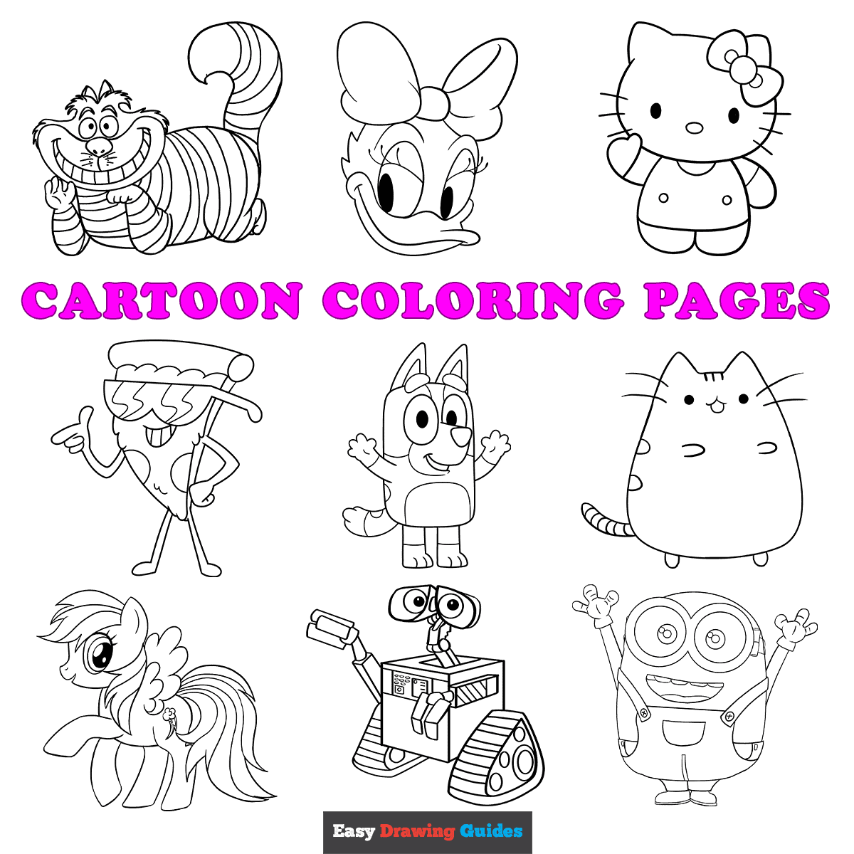Free Printable Cartoons Coloring Pages