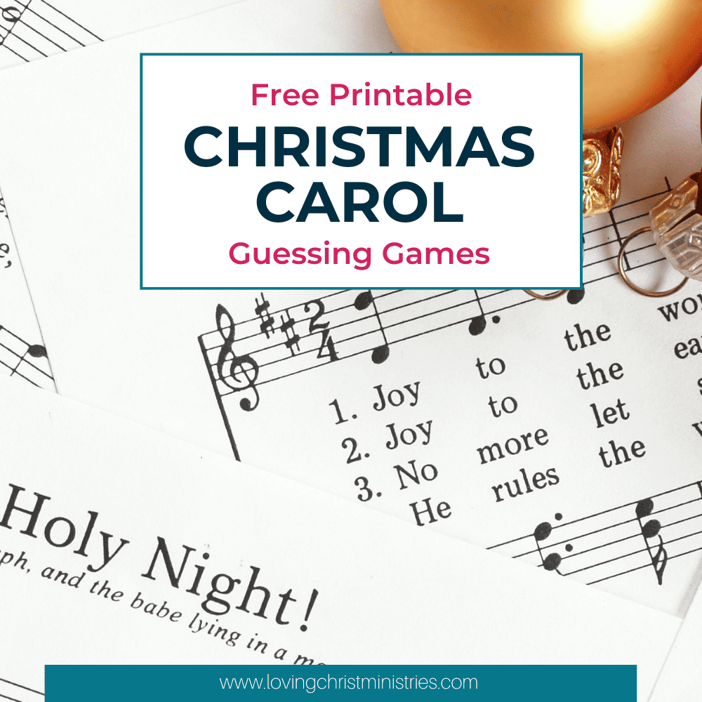 Free Printable Christmas Carol Guessing Game Loving Christ Ministries