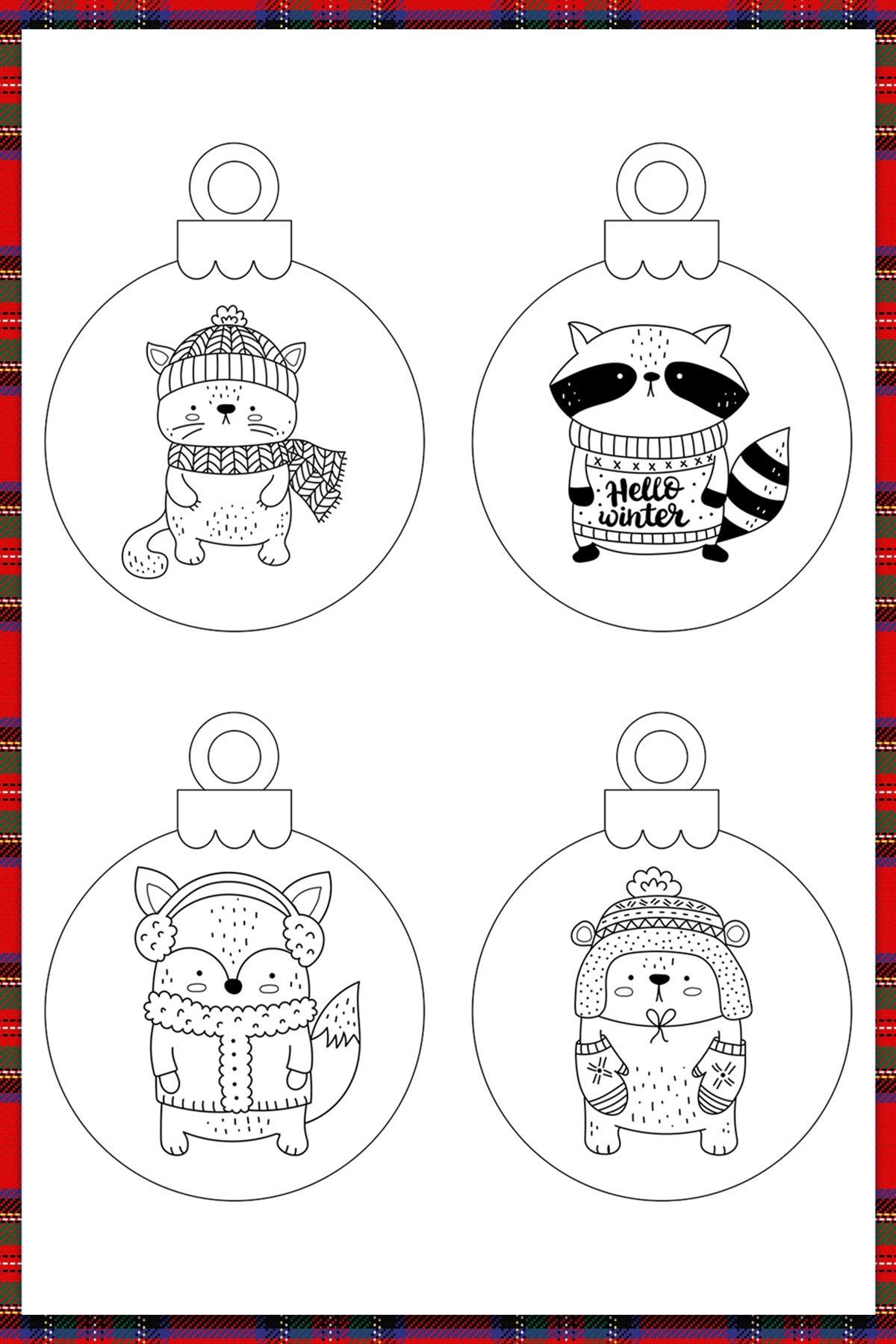 Free Printable Ornaments To Color
