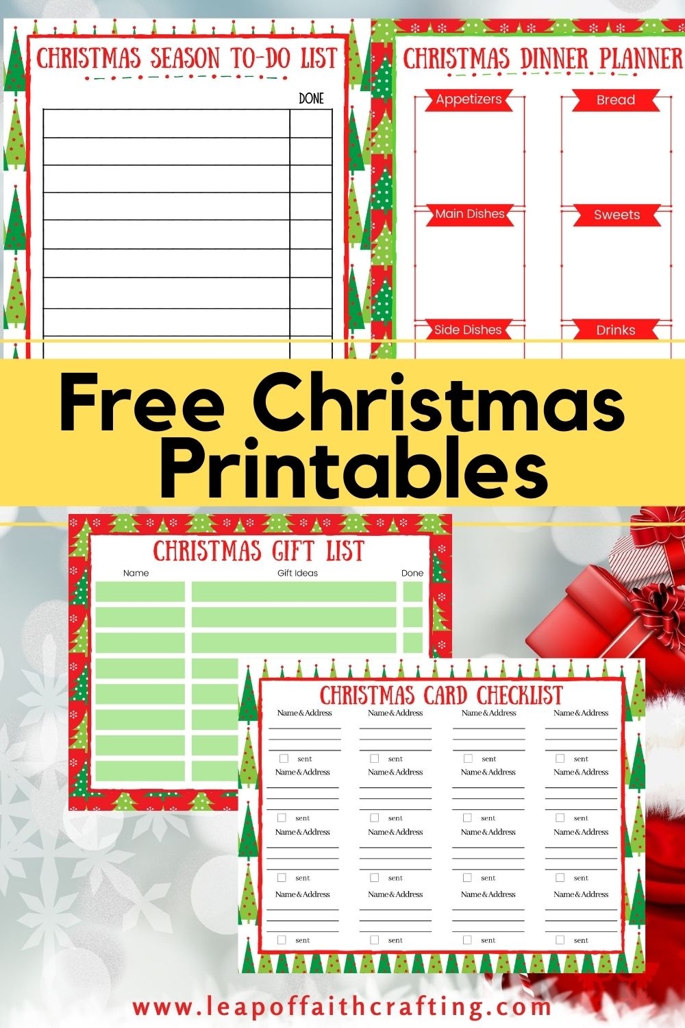 FREE Printable Christmas Planner And Gift List For 2024 Leap Of Faith Crafting