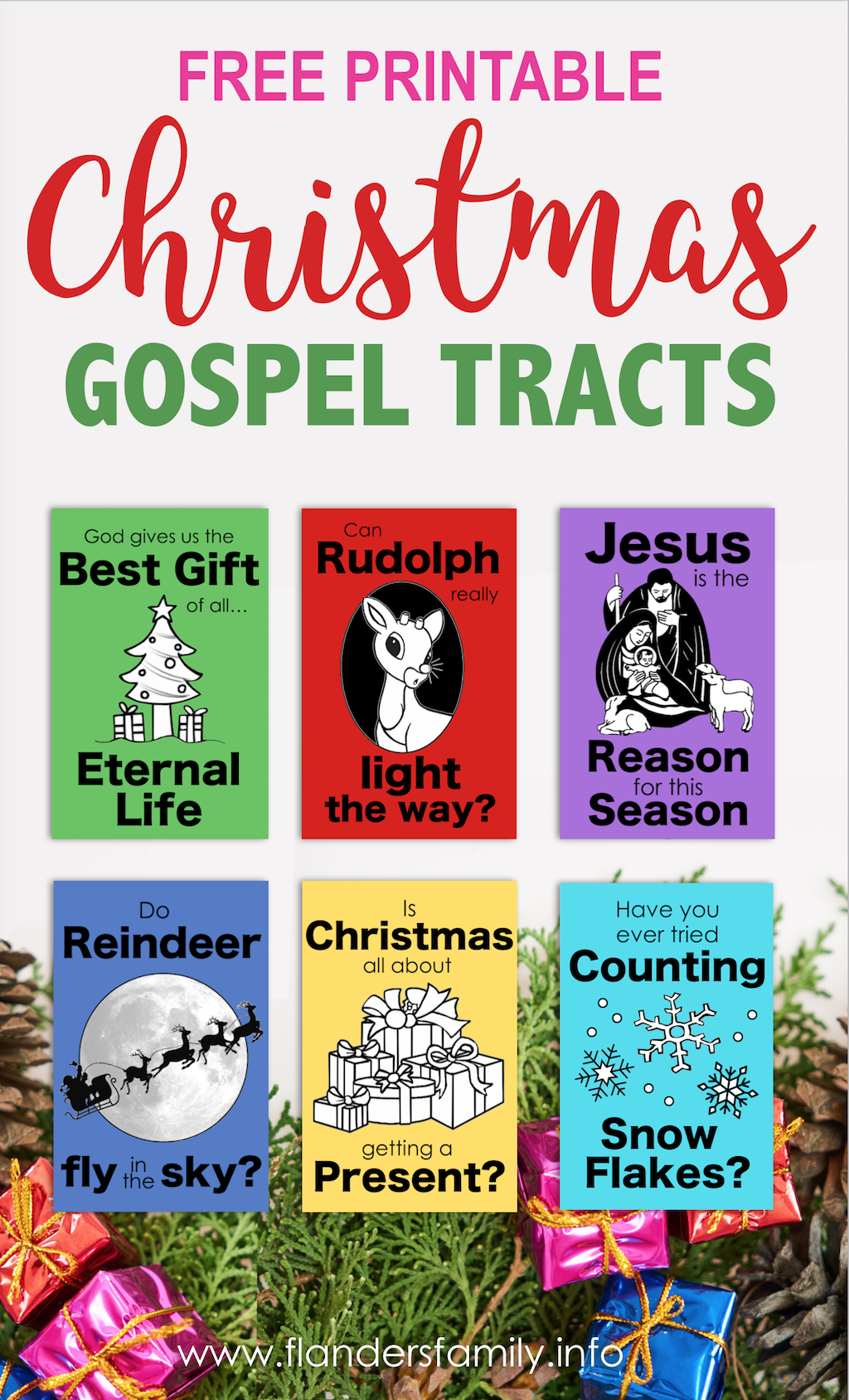 Free Printable Christmas Tracts Flanders Family Home Life