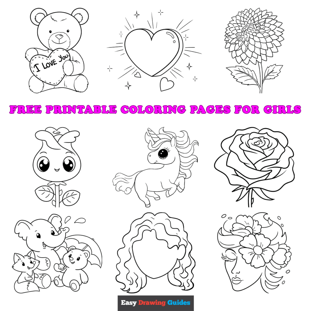 Free Printable Coloring Pages For Girls