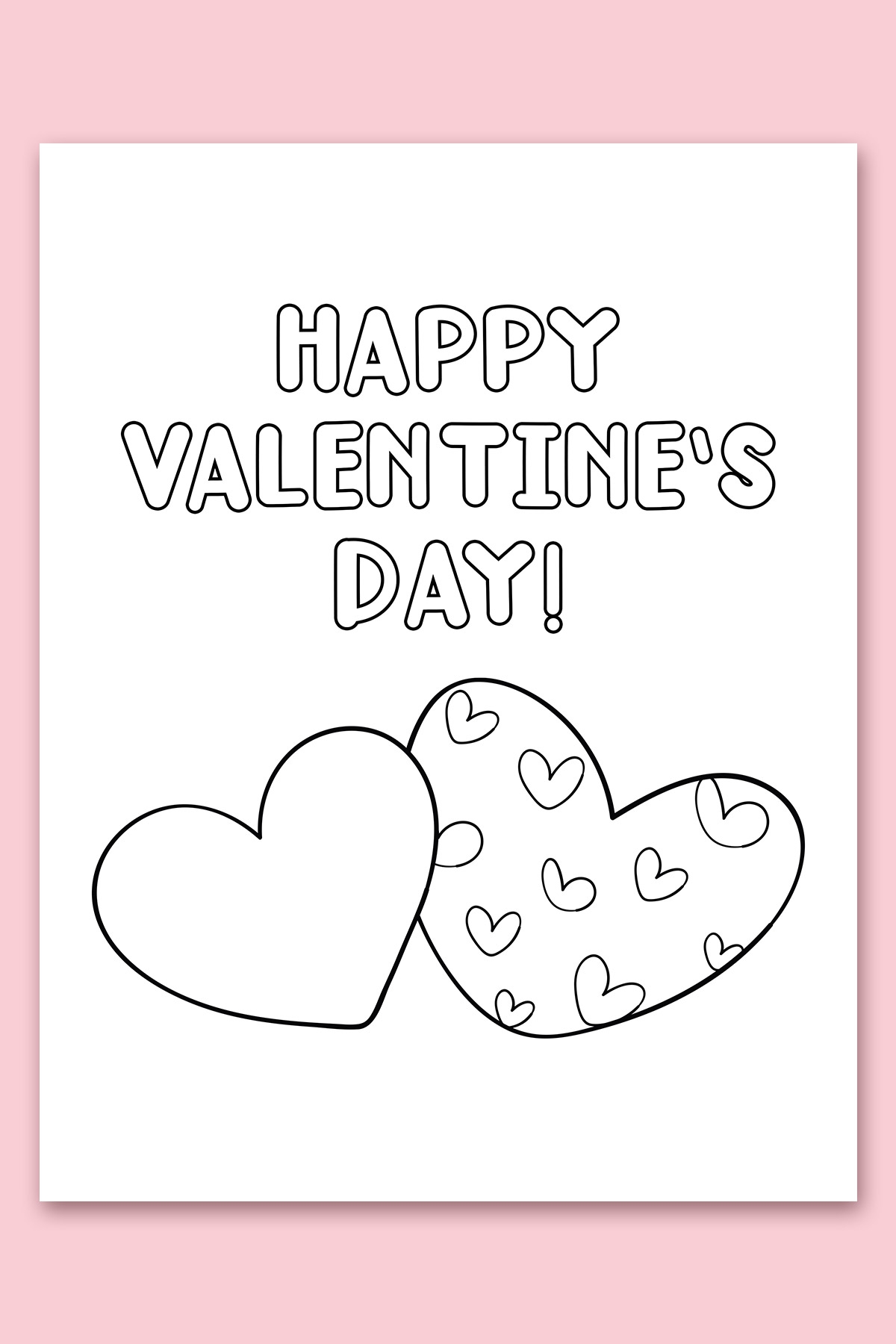 Valentines Card Free Printable