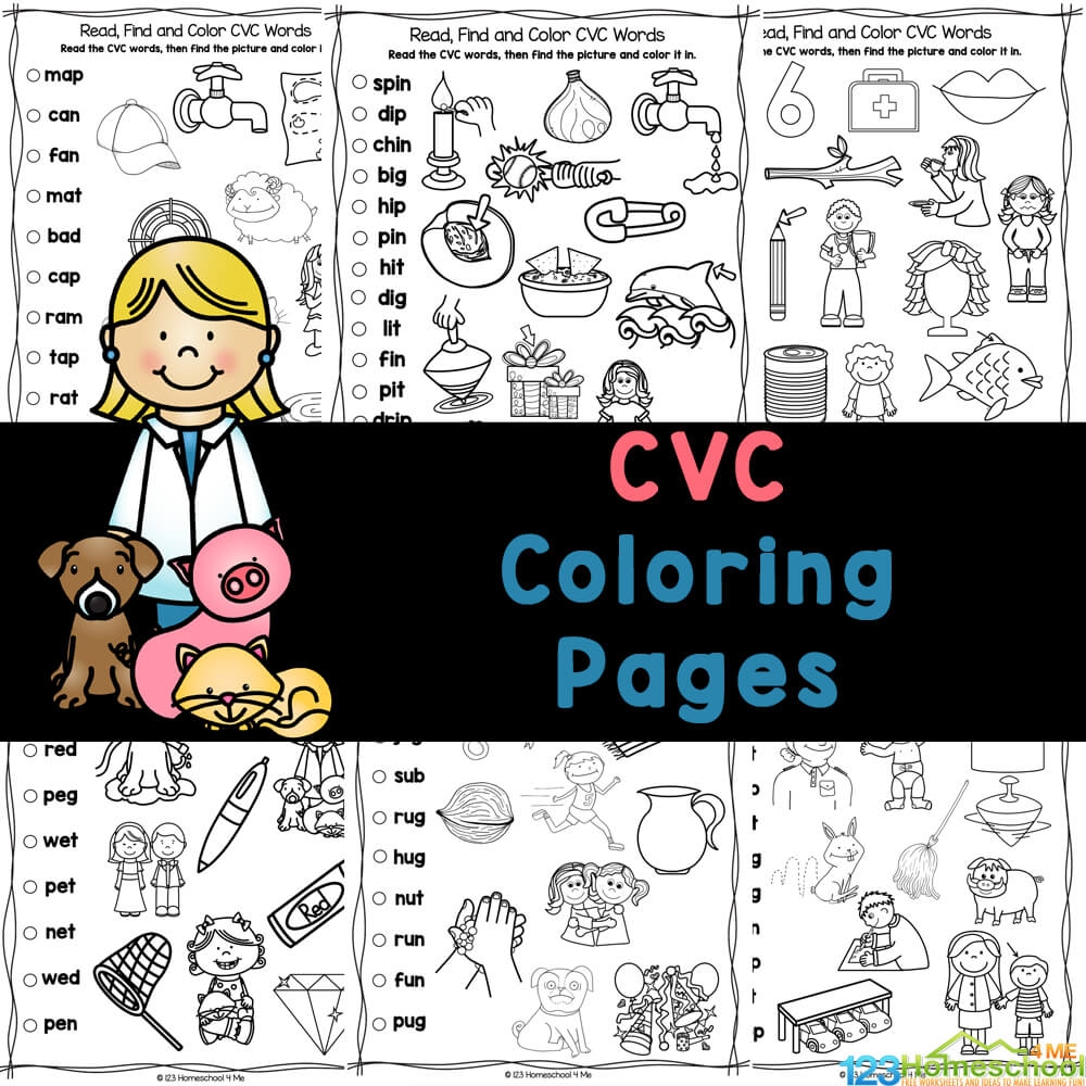 Free Printable Cvc Words