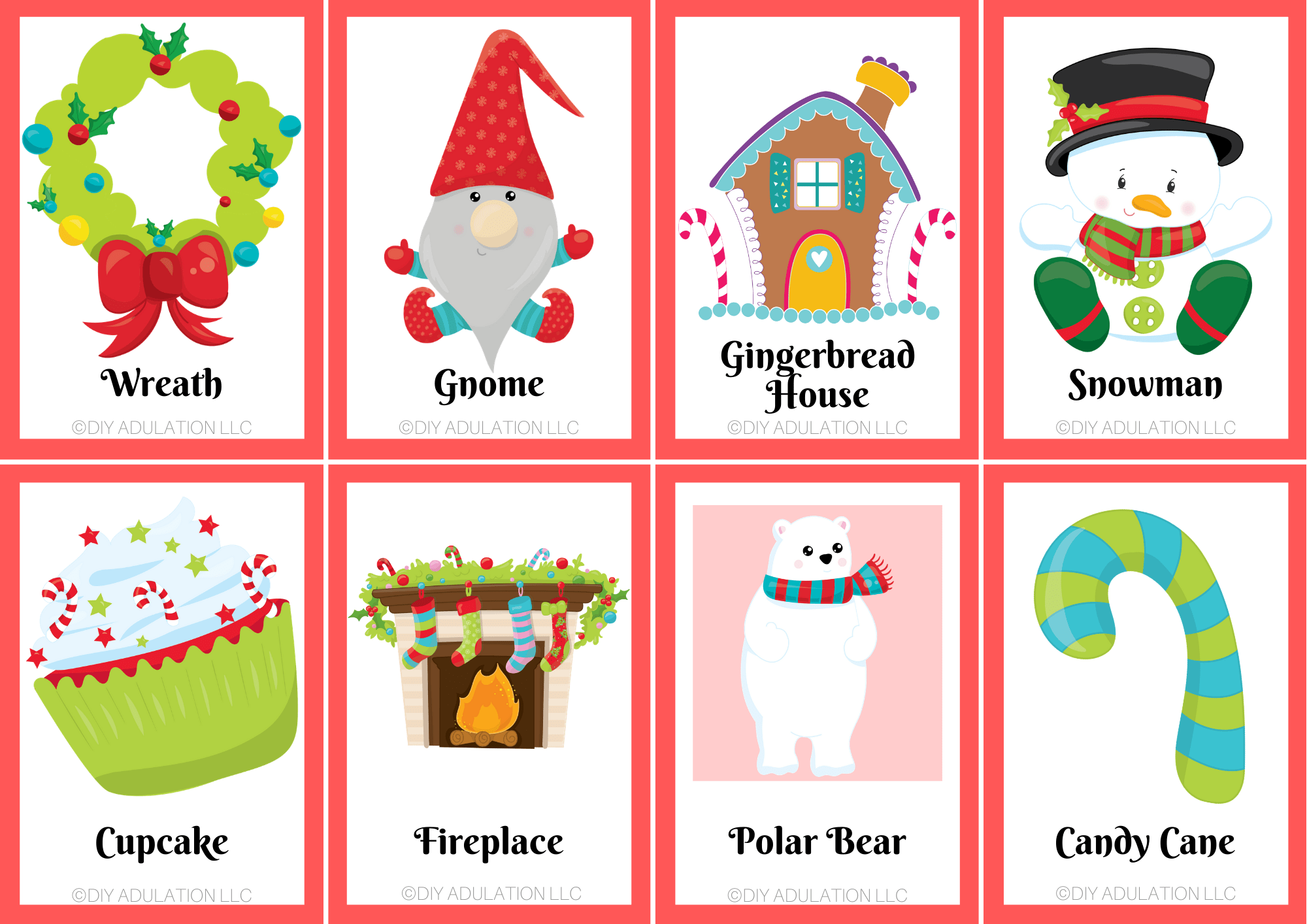 Free Printable Family Christmas Charades DIY Adulation
