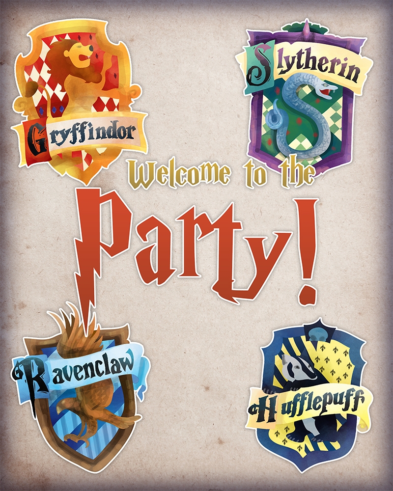 Hogwarts Free Printable Banner