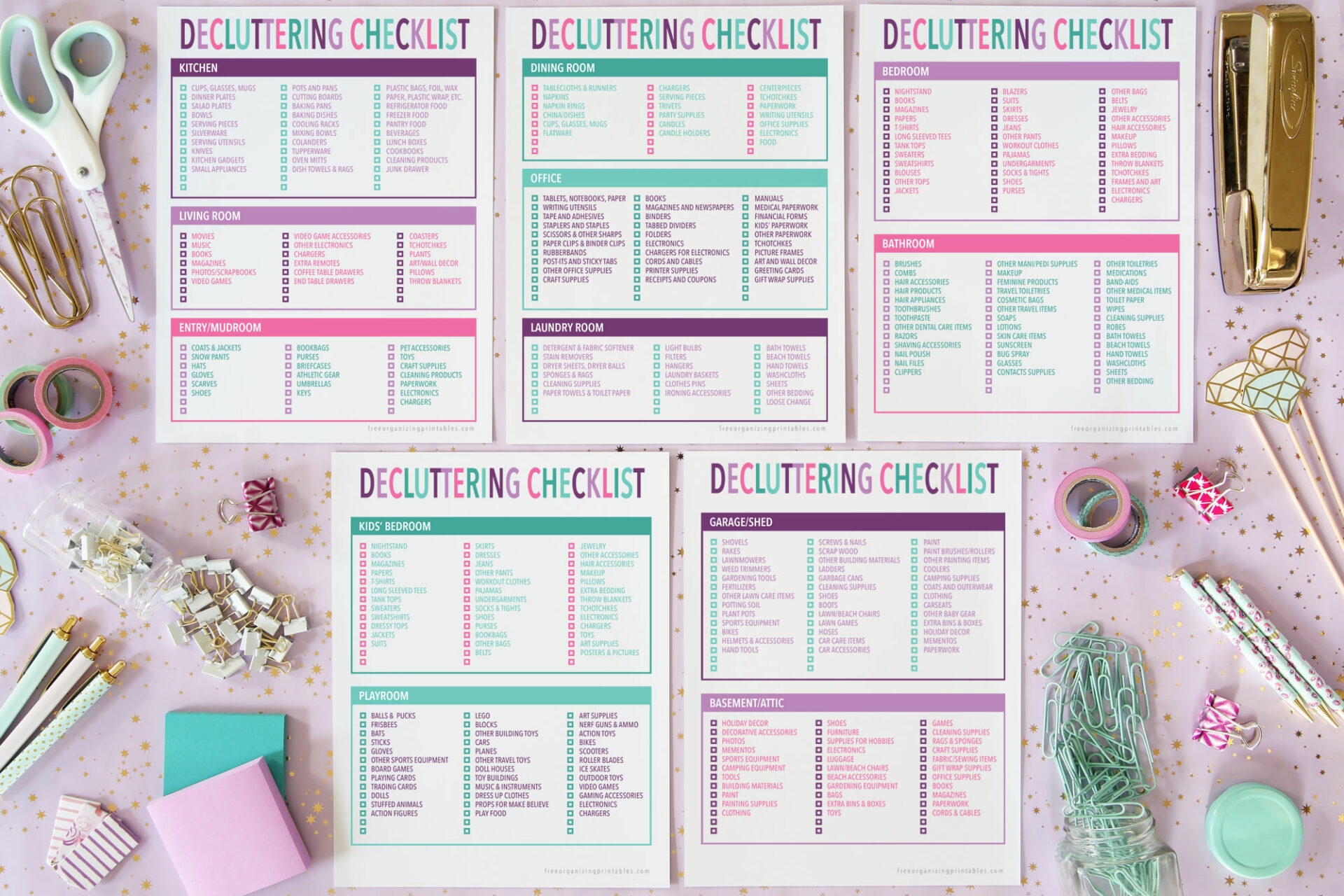 Home Organization Binder Free Printables
