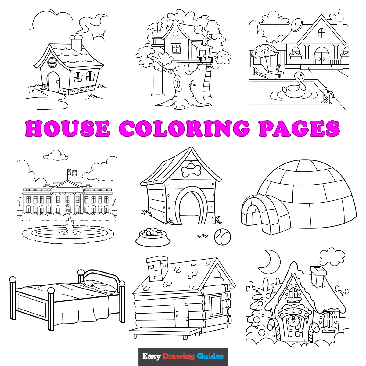 Free Printable Whimsical Houses Printable