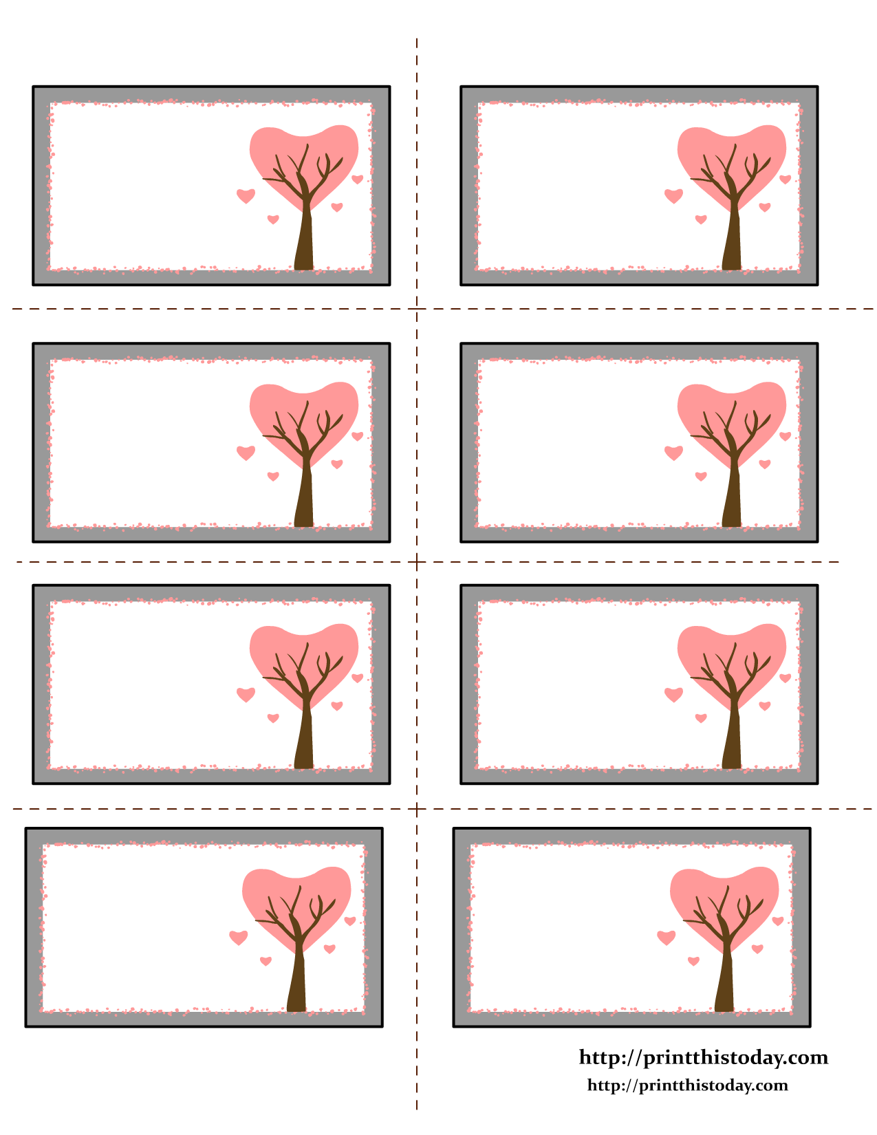 Free Printable Labels With Hearts