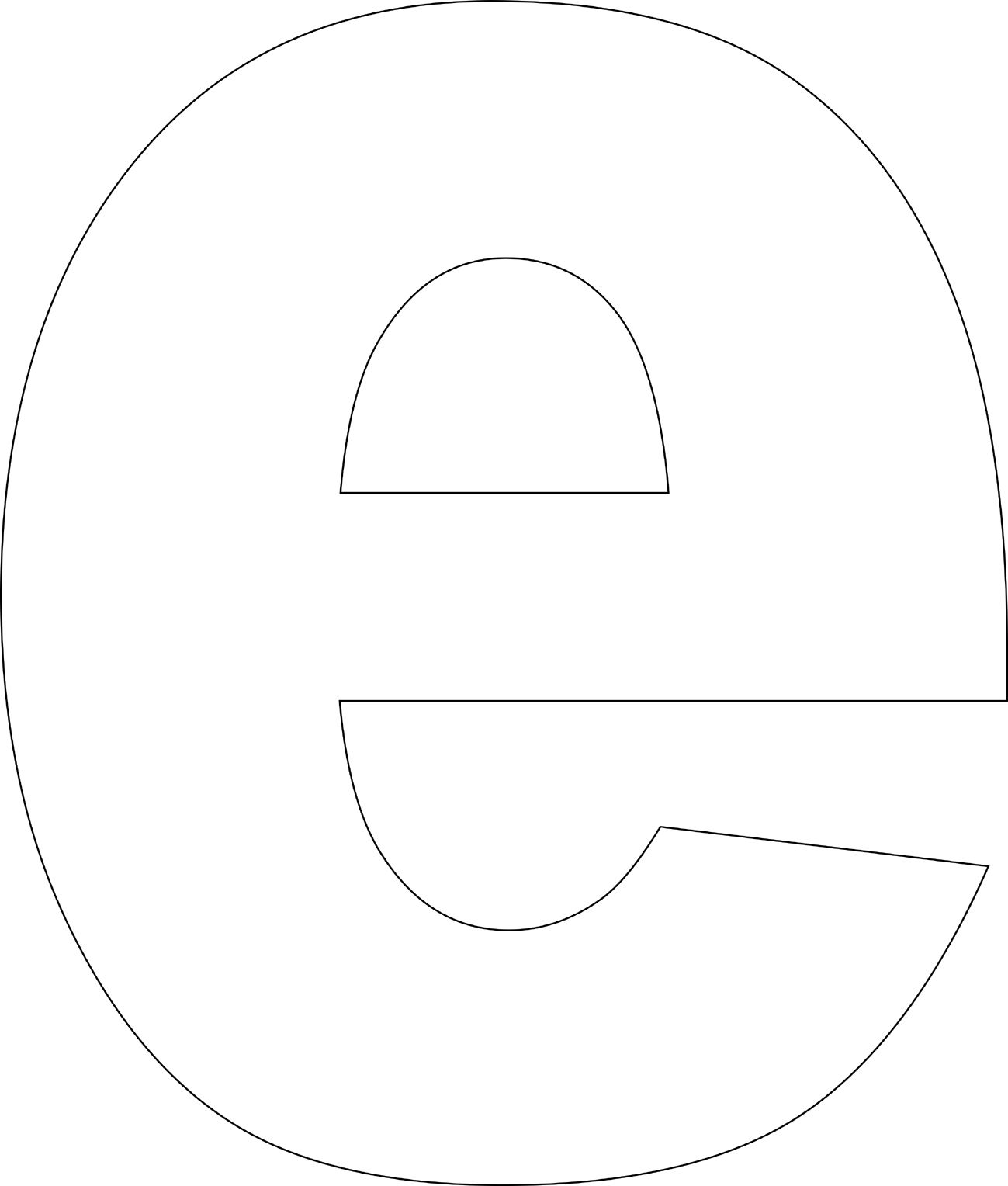 Free Printable Lower Case Alphabet Letter Template