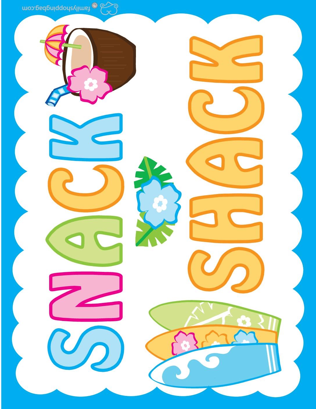 Free Luau Printables