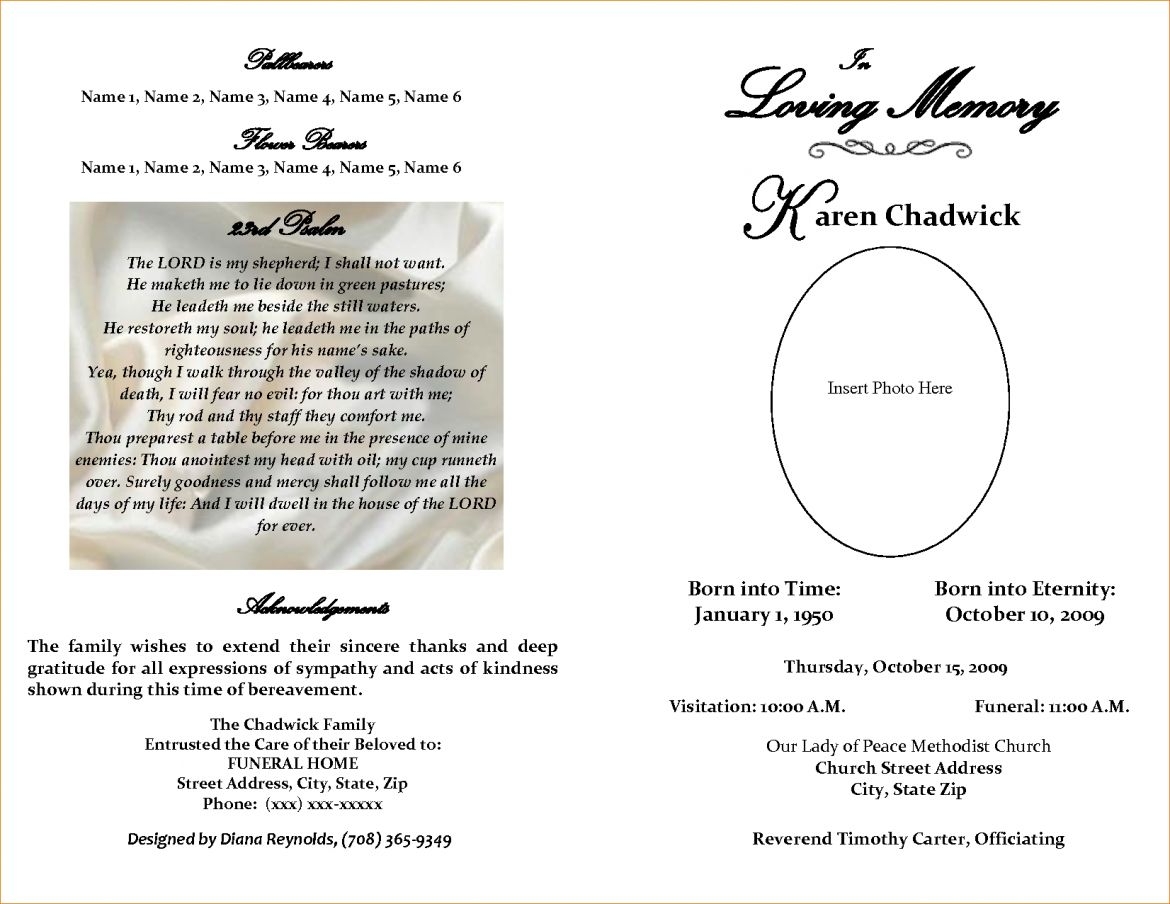 Free Printable Obituary Templates Teplates For Every Day Intended For Fill In The Blank Obituary Template