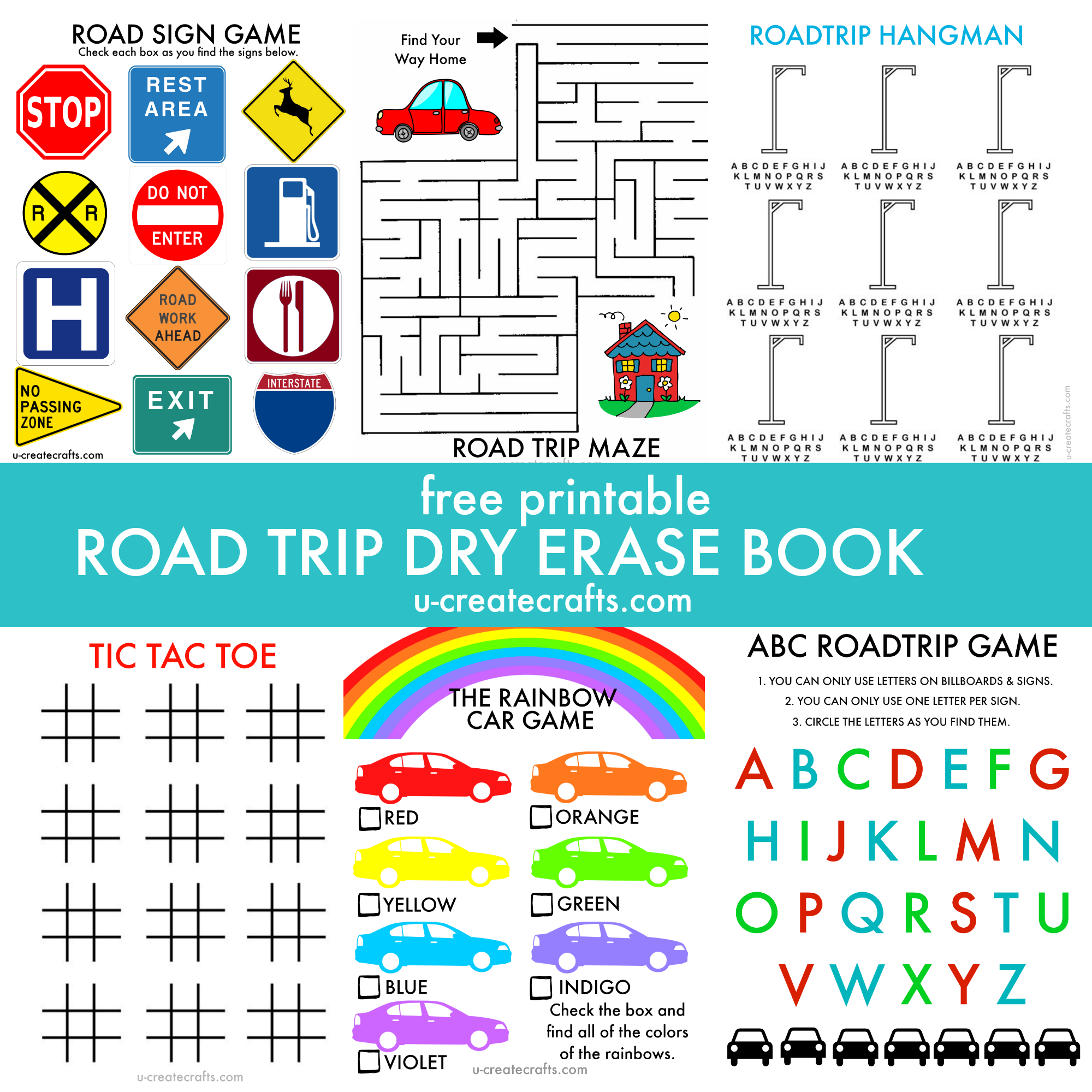 Free Printable Road Trip Book