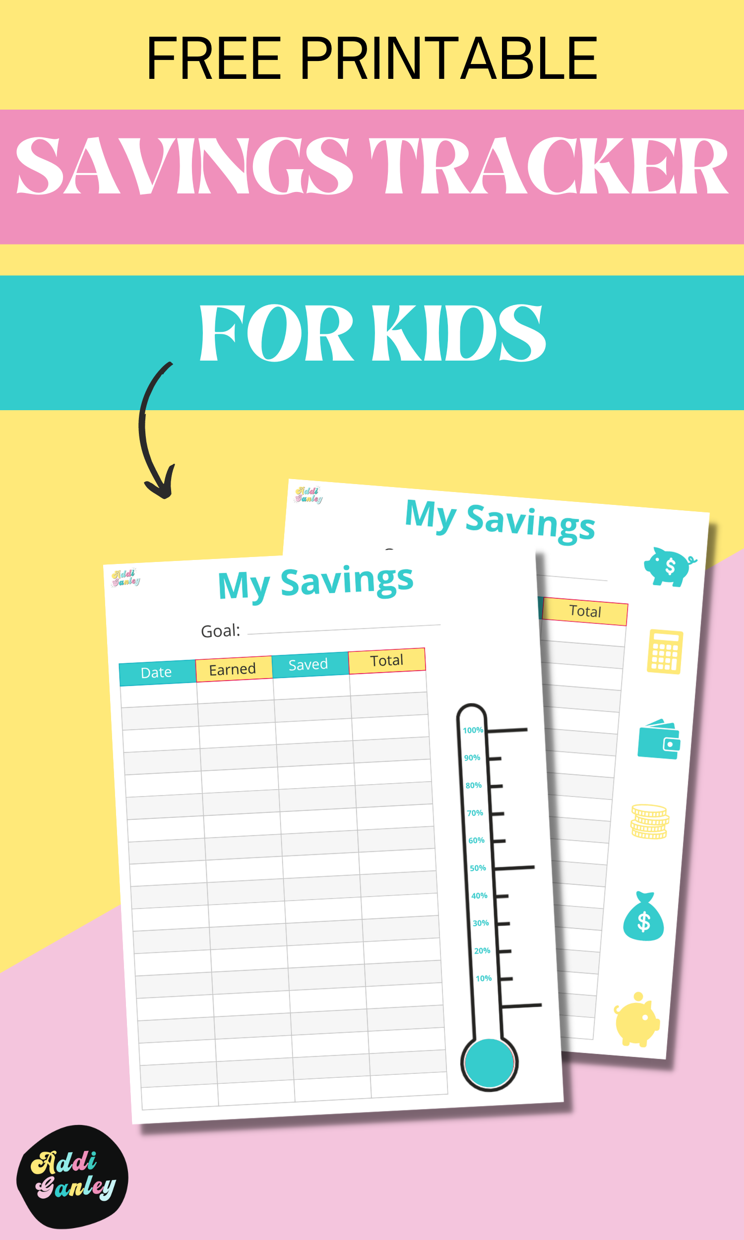Free Savings Chart Printable