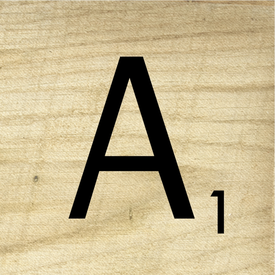 Free Printable Scrabble Letter Tiles Sign Paper Trail Design