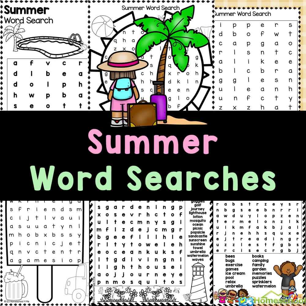 Free Printable Word Searches