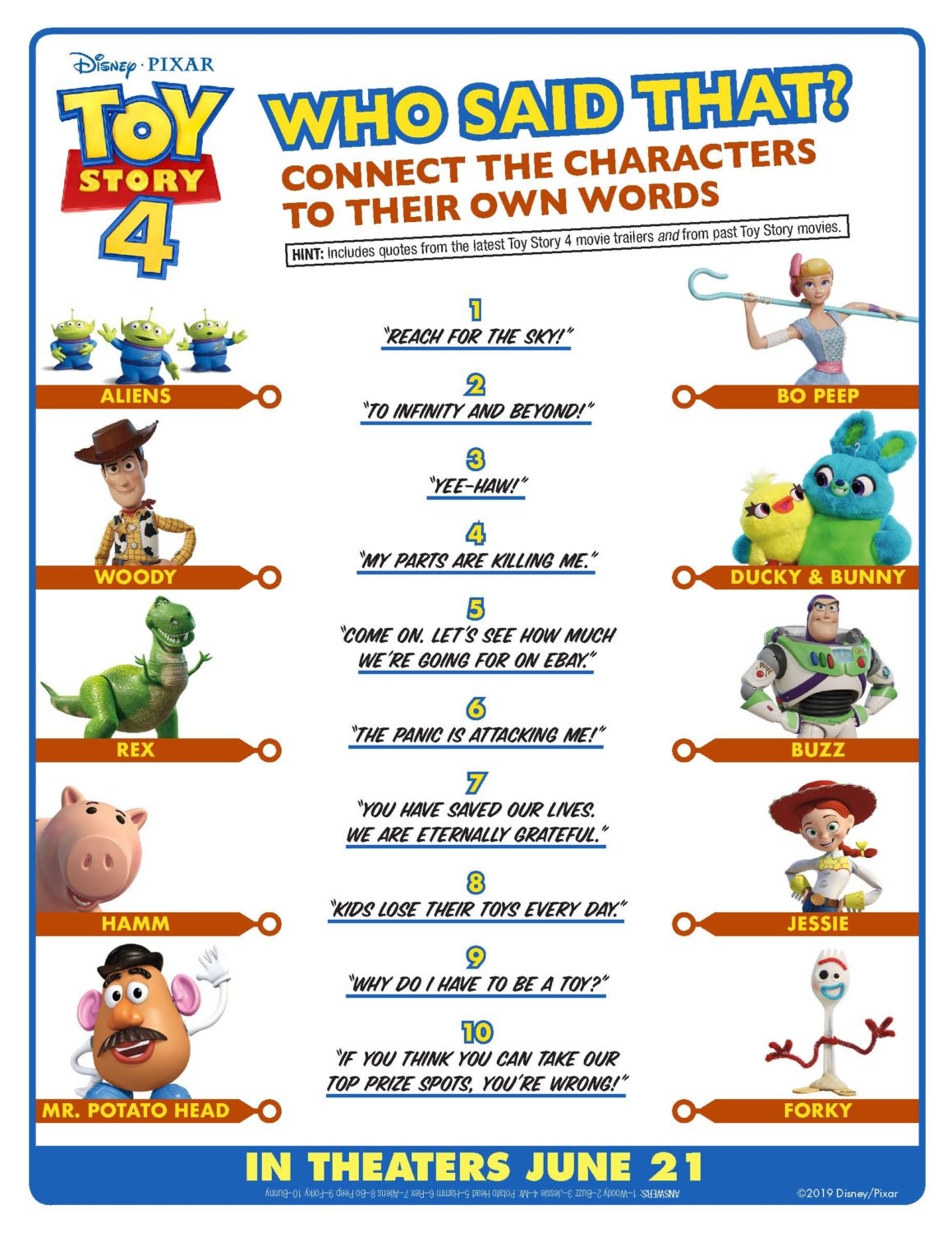 Free Printable Toy Story 4 Coloring Pages And Activity Sheets Crazy Adventures In Parenting