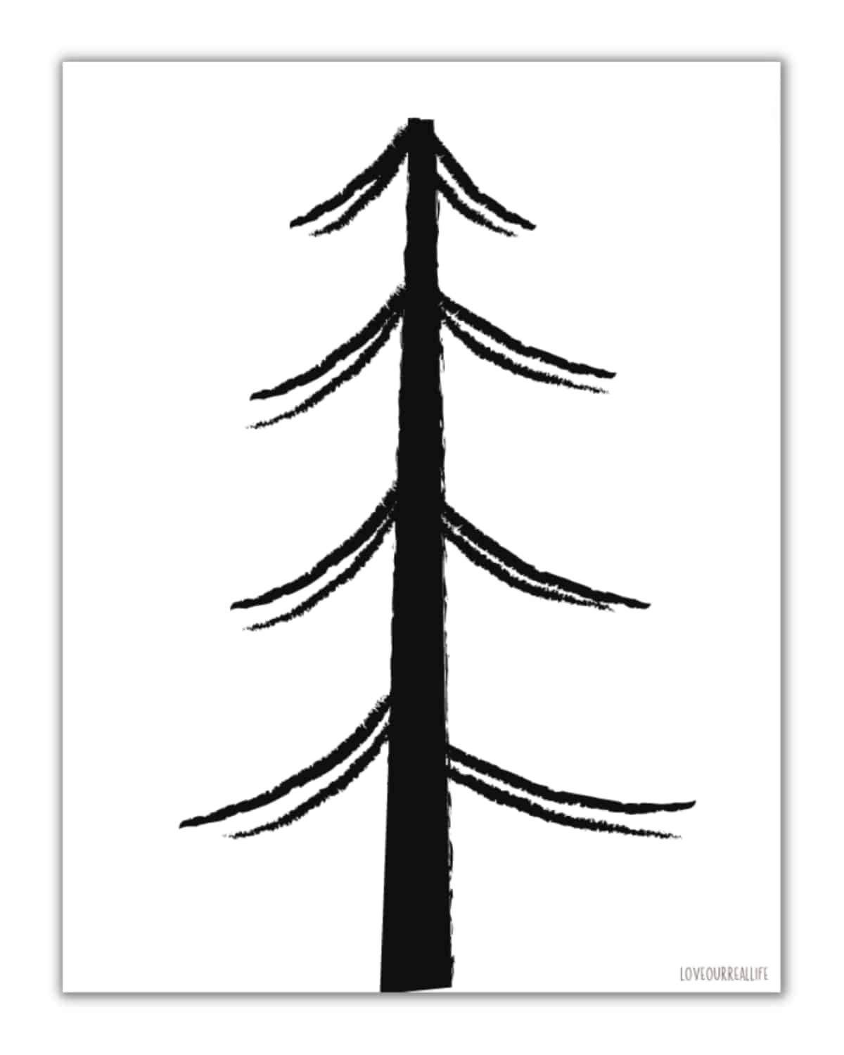 FREE Printable Trees Without Leaves Template 19 Pages Love Our Real Life