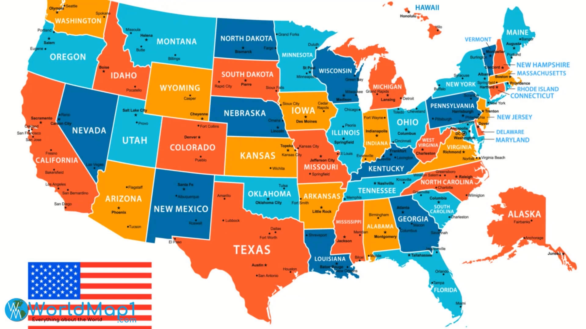 Free Printable Usa Maps