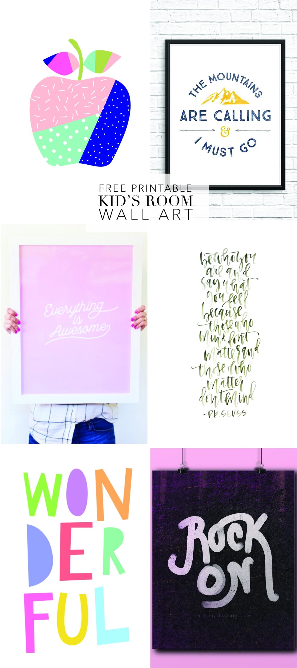 Free Printable Wall Art For Kid s Rooms Alice And Lois