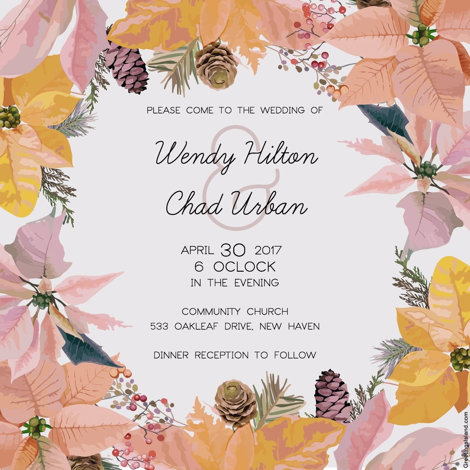 Free Downloadable Printable Wedding Invitations