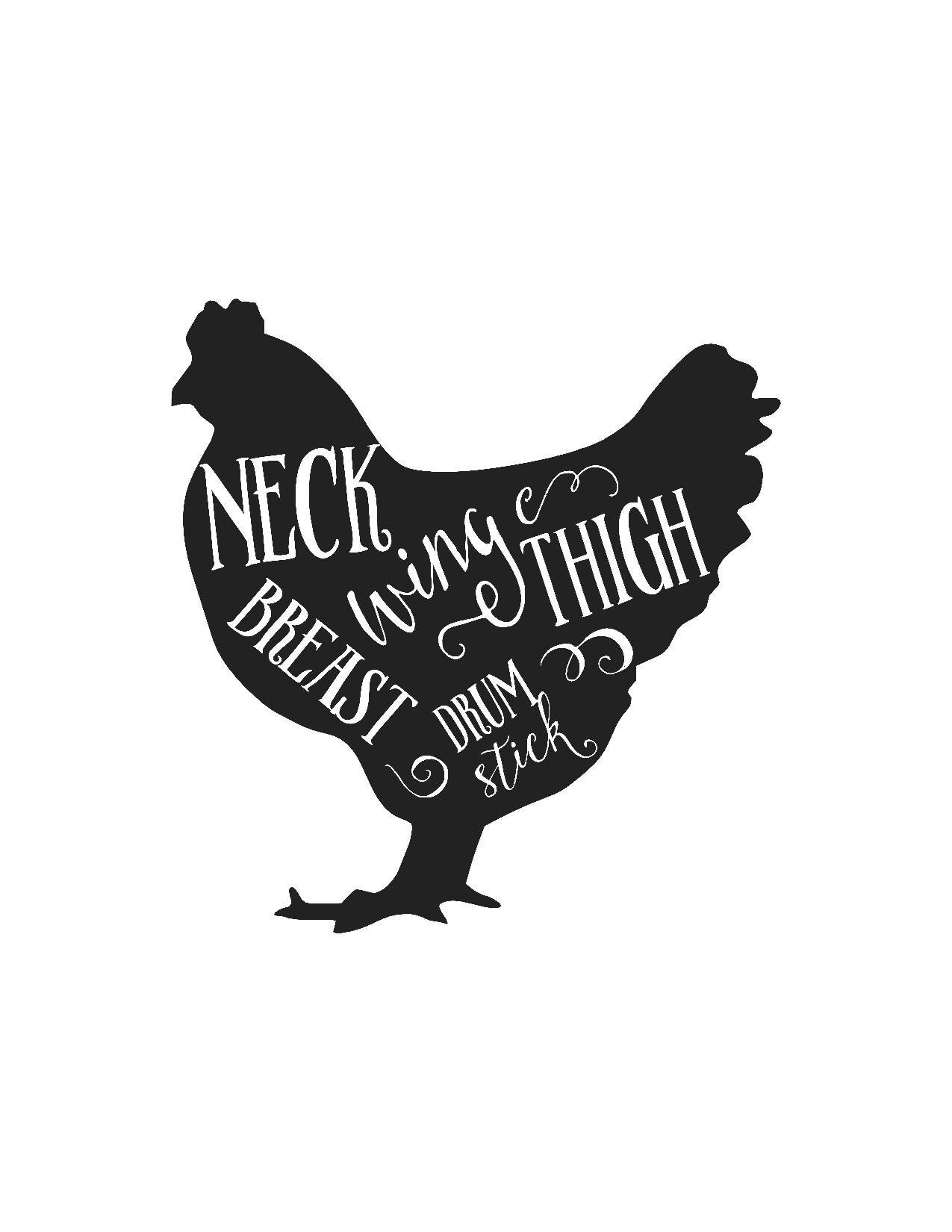 Free Printables Free Farmhouse Butcher Prints 