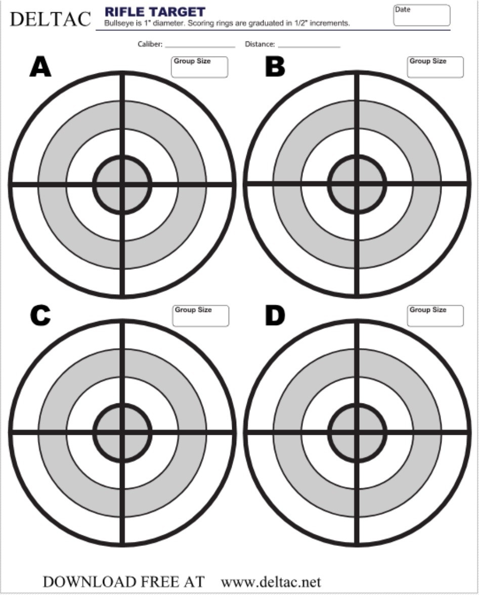 FREE RIFLE TARGET READY TO DOWNLOAD