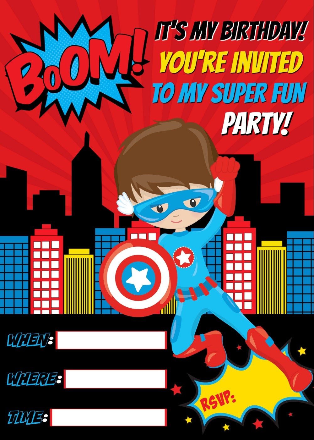 Free Superhero Birthday Party Printables It s A Mother Thing