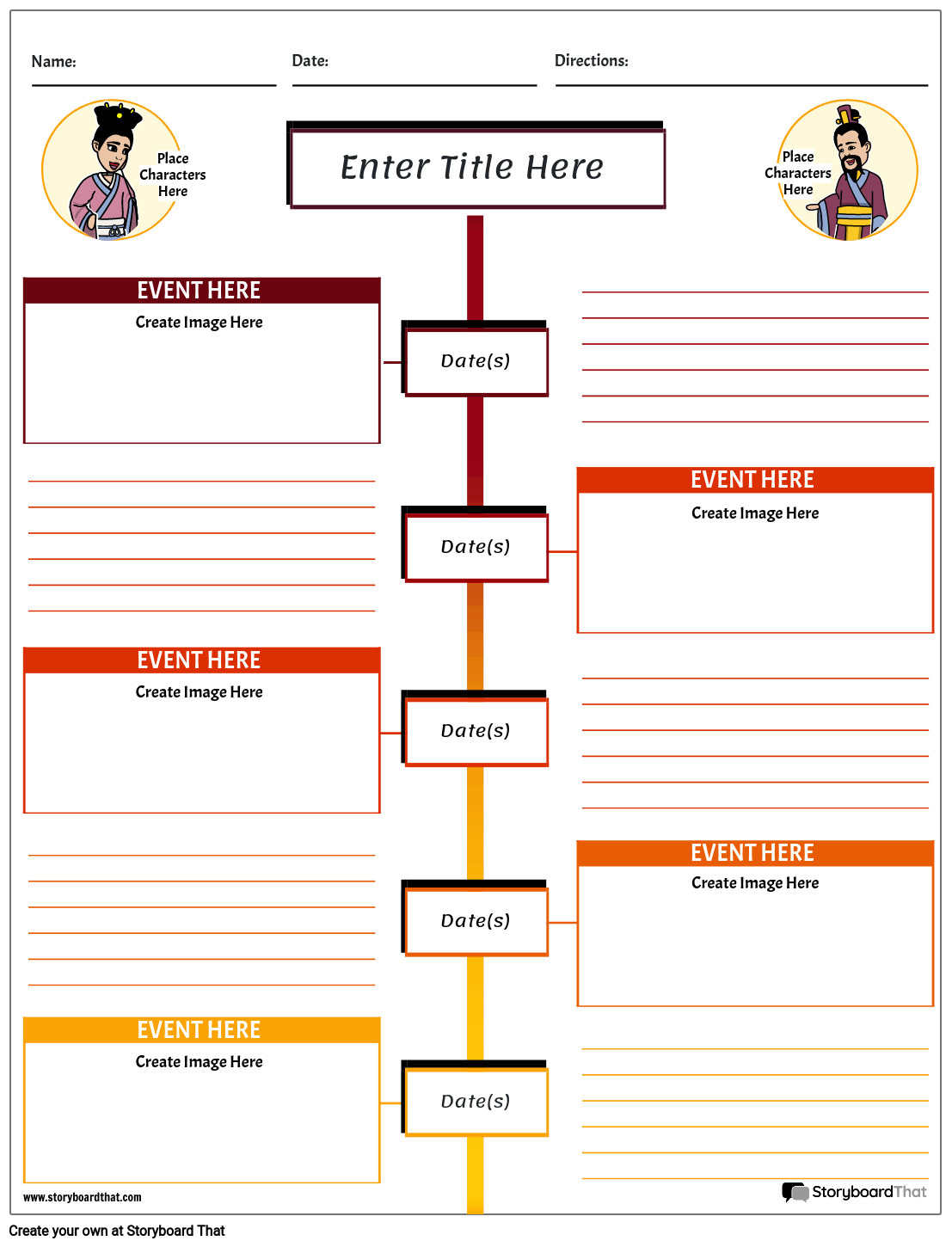 Printable Timeline Maker Free