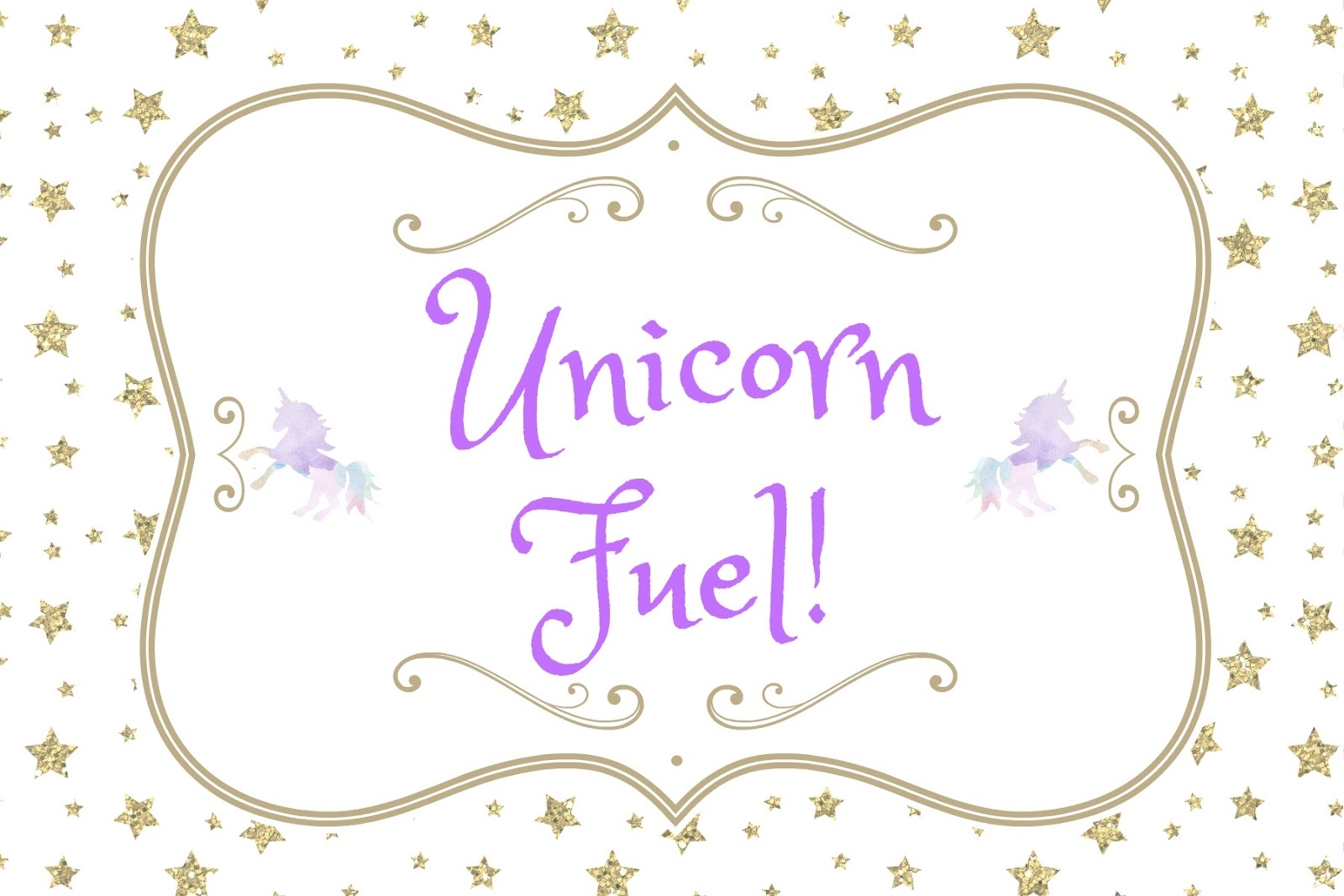 Free Unicorn Party Printables Shipwrecked On Fabulous Island
