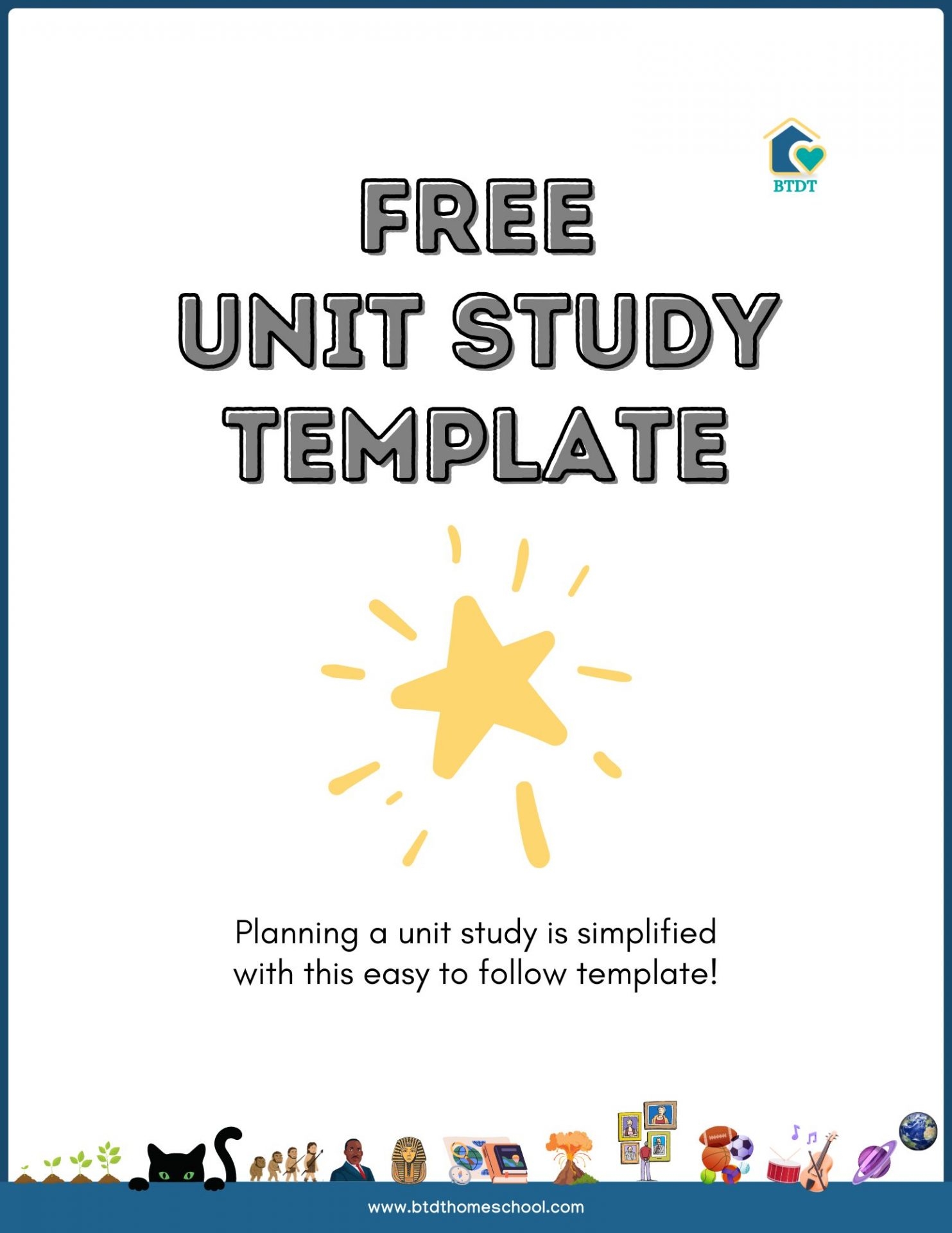 Free Unit Study Planner