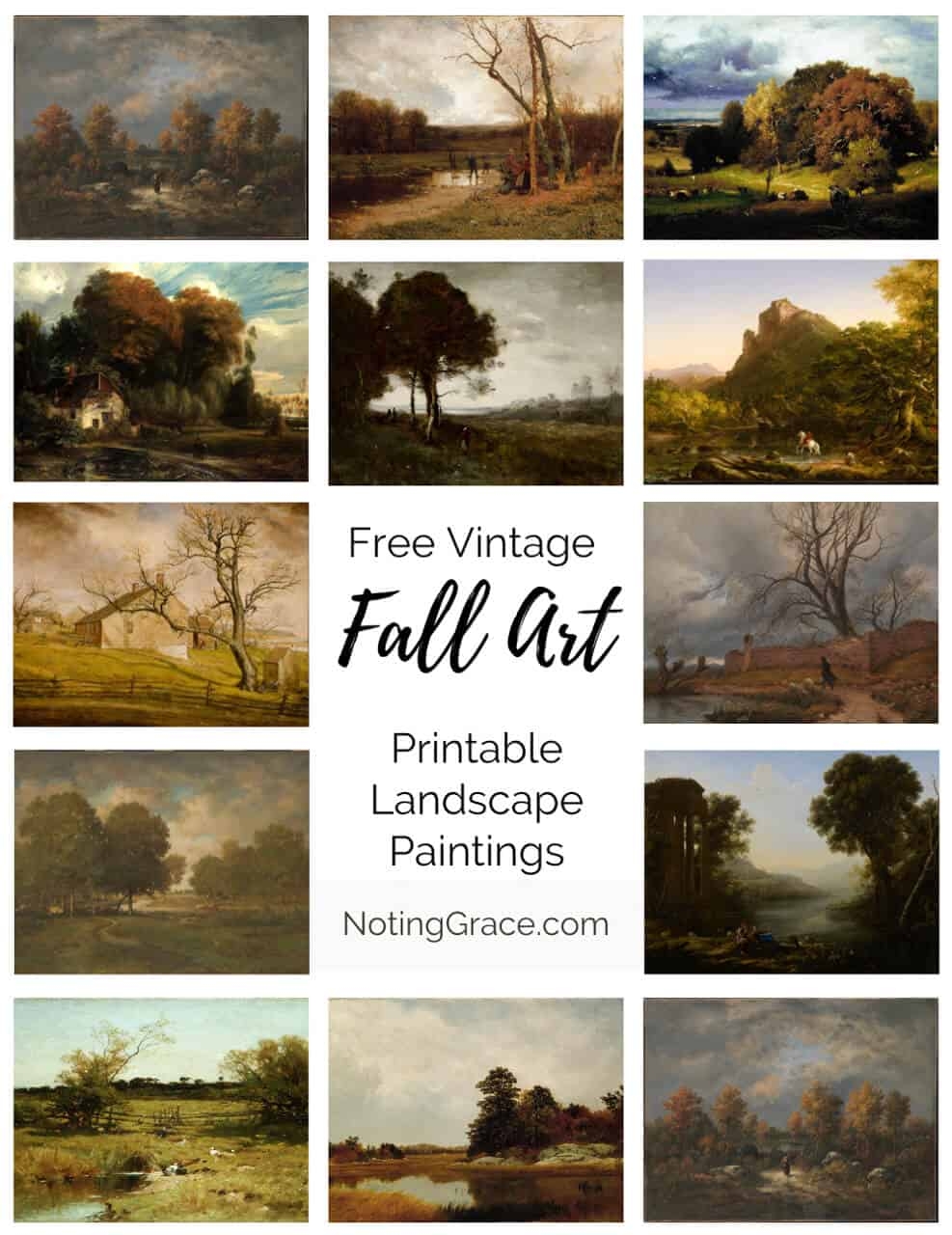 Free Printable Fine Art