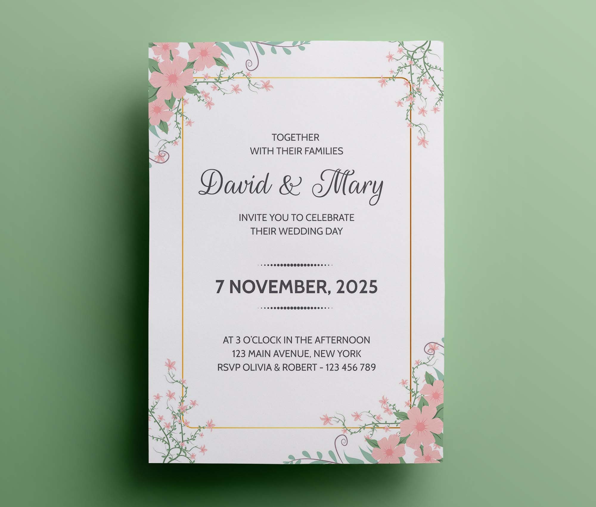 Free Wedding Invitation Printables