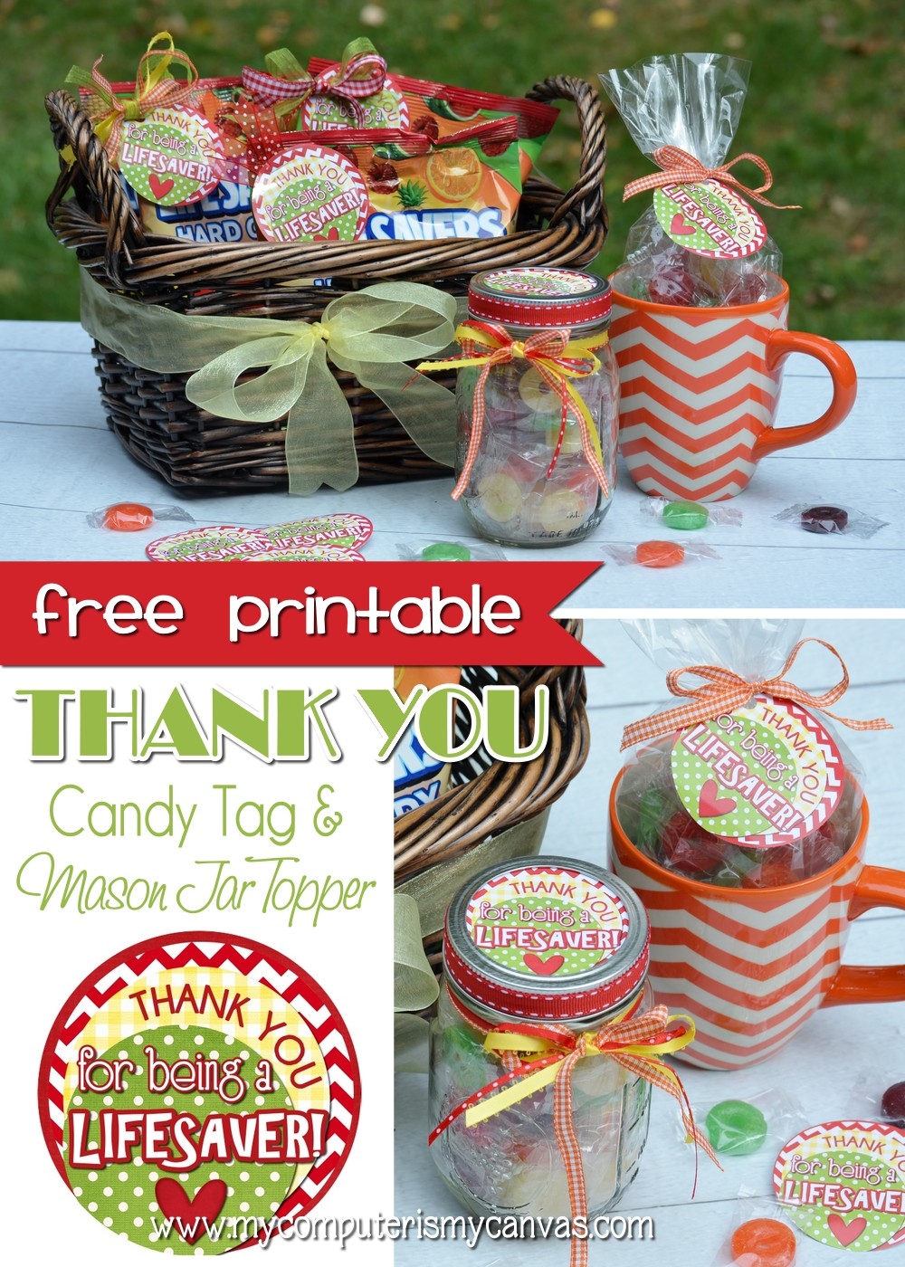 Free Printable Lifesaver Tags