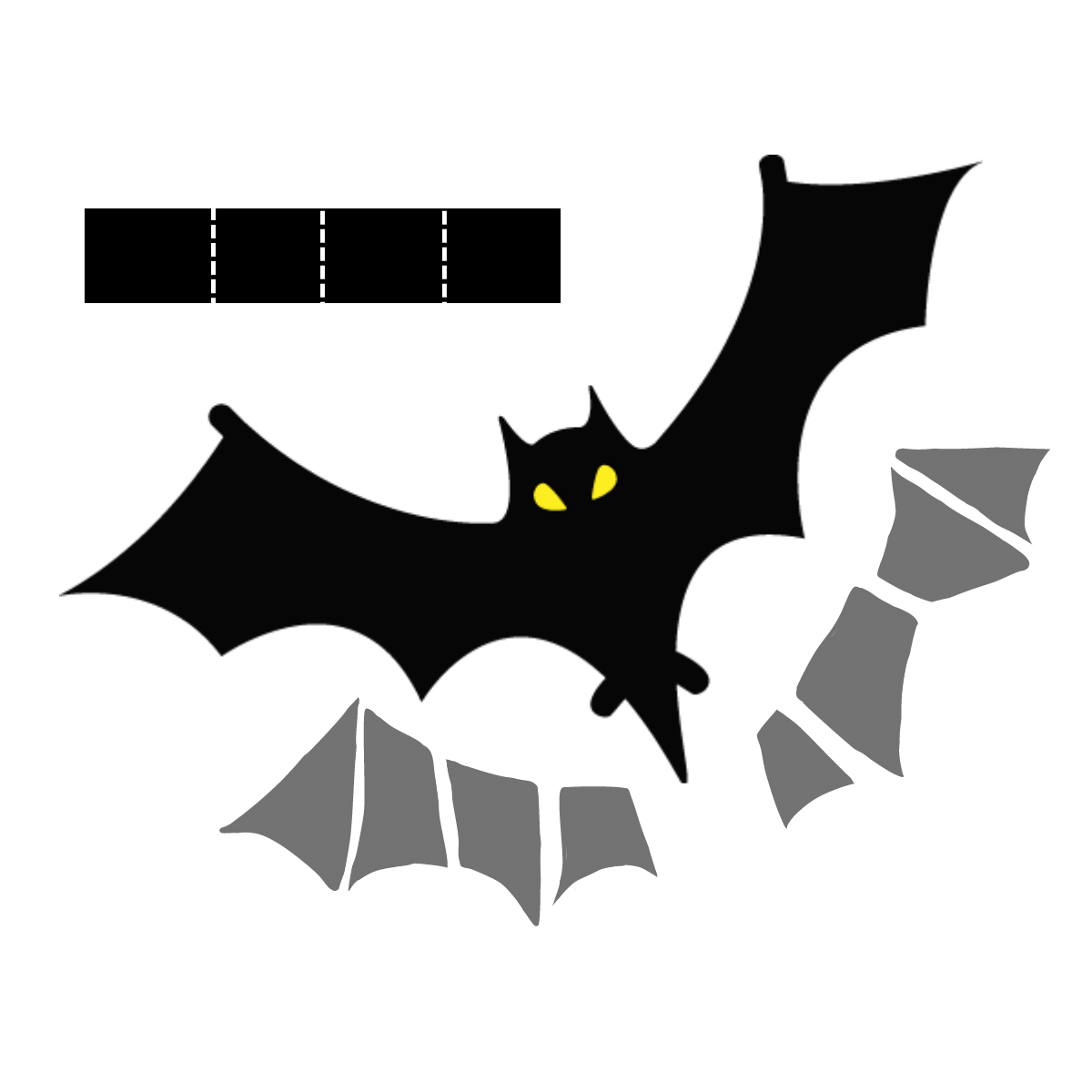 Halloween Bat Stencil Free Printable
