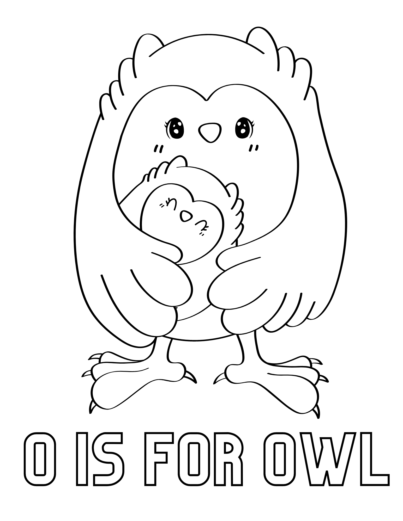 Free Owl Family To Printable