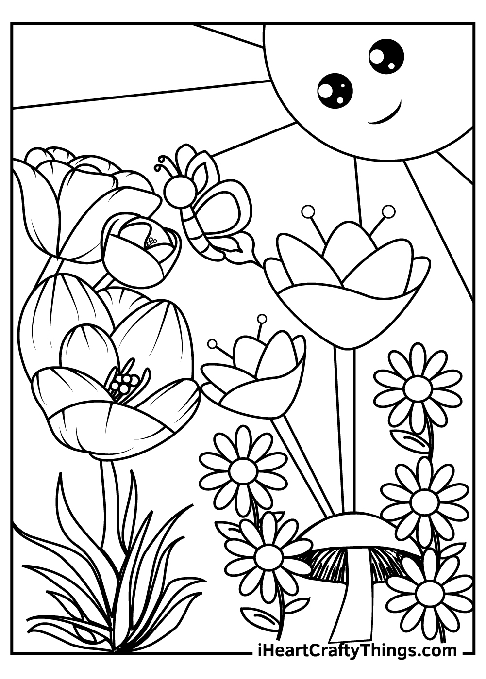 Garden Coloring Pages 100 Free Printables 