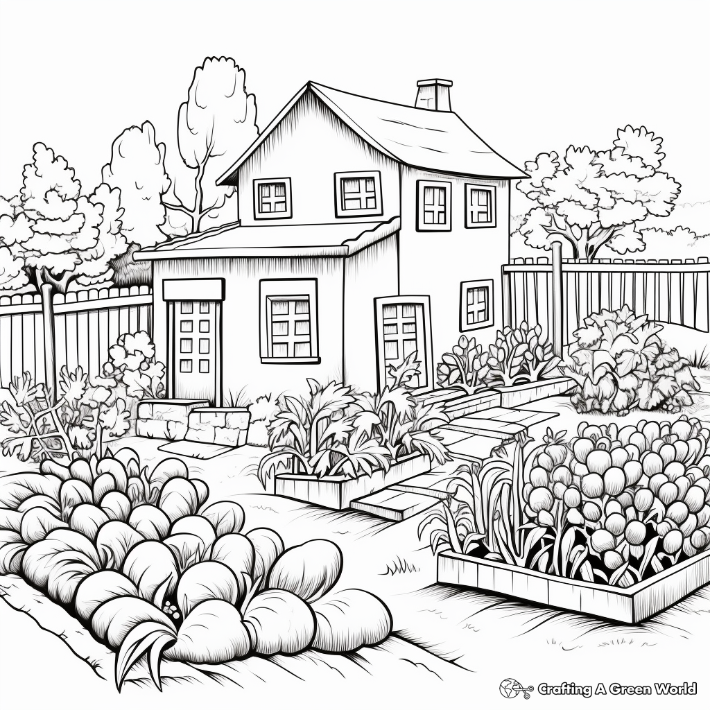 Gardens For Adults Coloring Pages Free Printable 